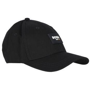 Boys Black Logo Cap
