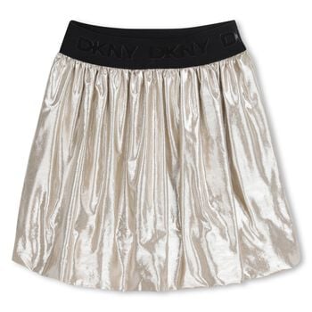 Girls Gold Bubble Skirt