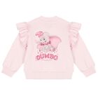 Younger Girls Pink Disney Logo Zip Up Top, 1, hi-res