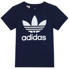 Navy Trefoil Logo T-Shirt, 5, hi-res