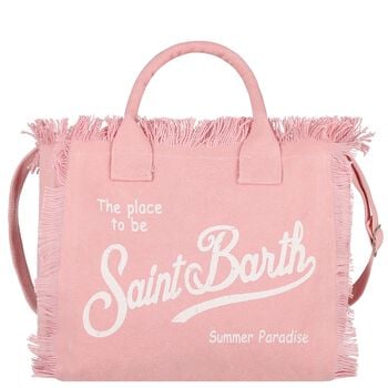 Girls Pink Logo Tote Bag
