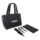 Black Logo Baby Changing Bag, 1, hi-res
