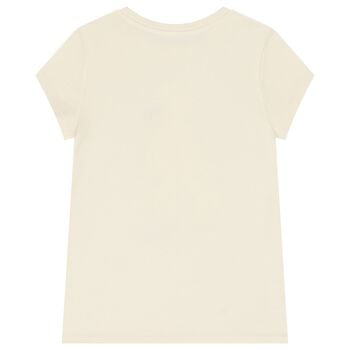 Girls Ivory Polo Bear T-Shirt