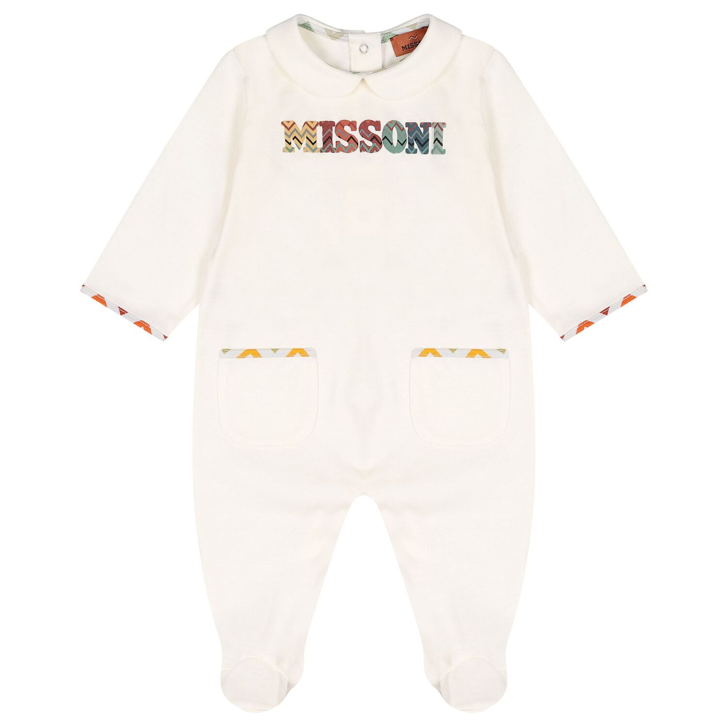 Ivory Logo Zig Zag Babygrow Gift Set, 1, hi-res