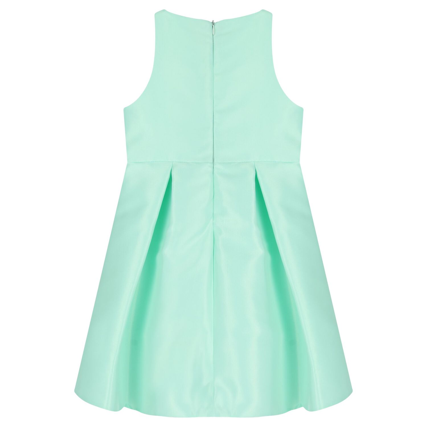 Girls Mint Green Sleeveless Dress, 1, hi-res