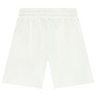 Boys Ivory Logo Shorts, 1, hi-res