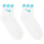 Girls White & Pink Logo Socks ( 6-Pack ), 1, hi-res