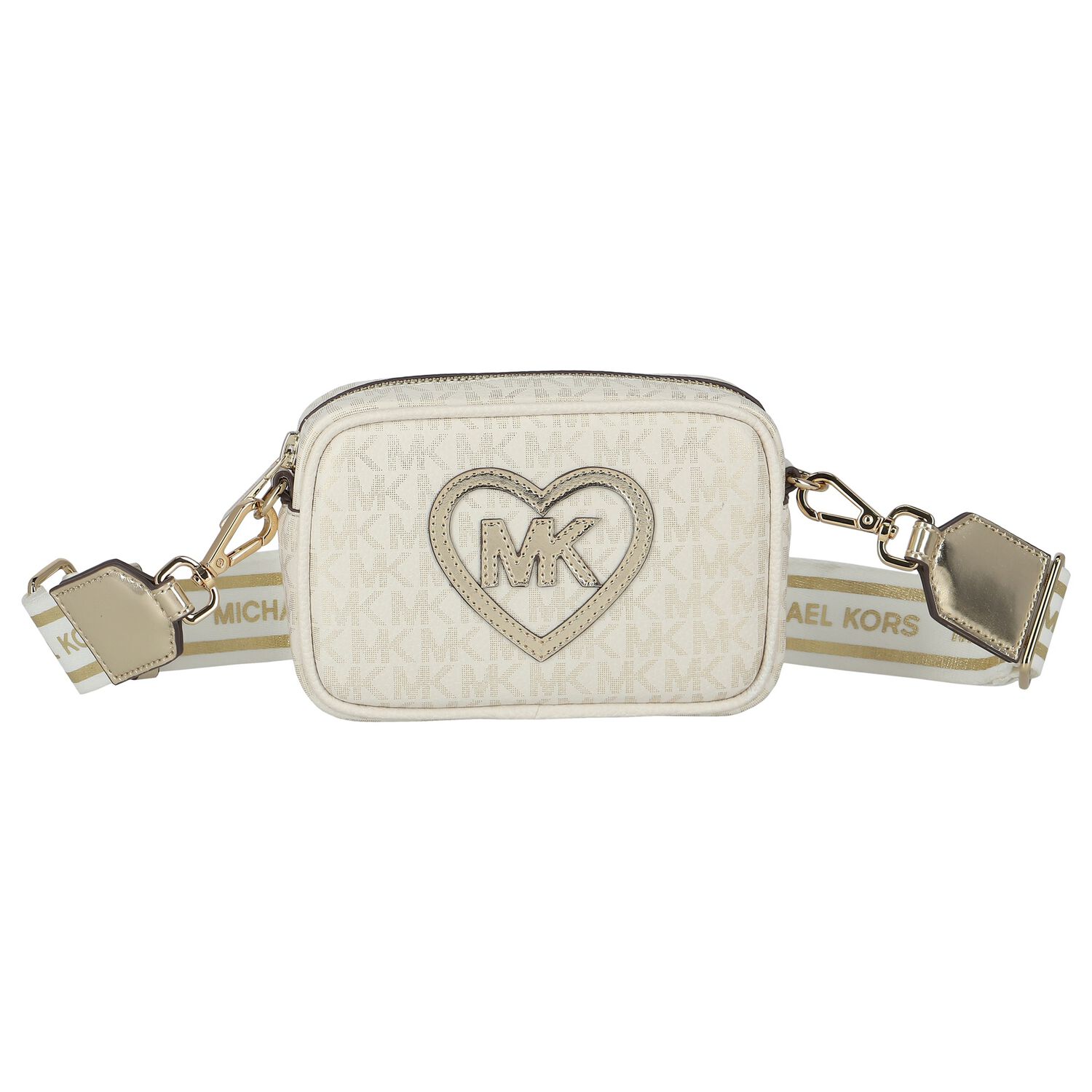 Girls Ivory Logo Shoulder Bag, 1, hi-res
