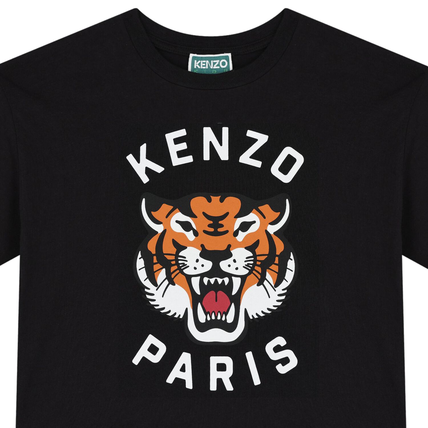 تيشيرت بالشعار باللون الأسود, 1, hi-res