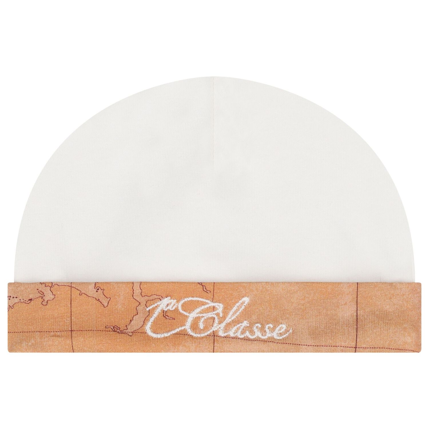 طقم هدايا لملابس الأطفال بتصميم خريطة جغرافية باللونين العاجي والبيج, 3, hi-res