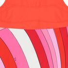 Girls Orange & Pink Iride Swimsuit, 1, hi-res