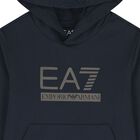 Boys Navy Blue Logo Tracksuit, 4, hi-res
