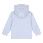 بدله رياضيه للاولاد بالشعار باللون الابيض والازرق , 1, hi-res