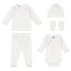 طقم هدايا بنات بطبعة النجوم باللون الأبيض والوردي, 3, hi-res