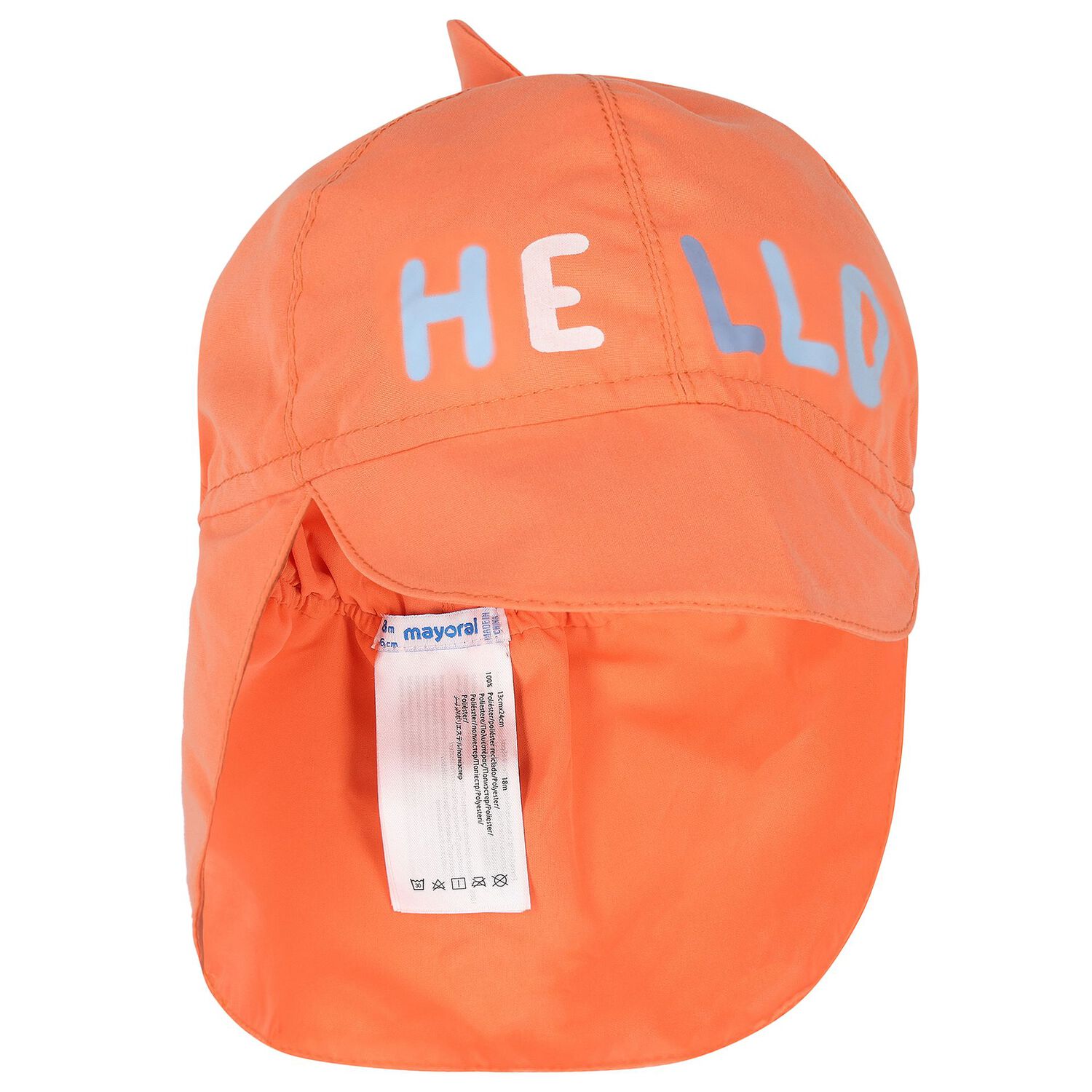 طقم شورت اولاد للسباحه بطبعه سمكه القرش باللون البرتقالى , 3, hi-res