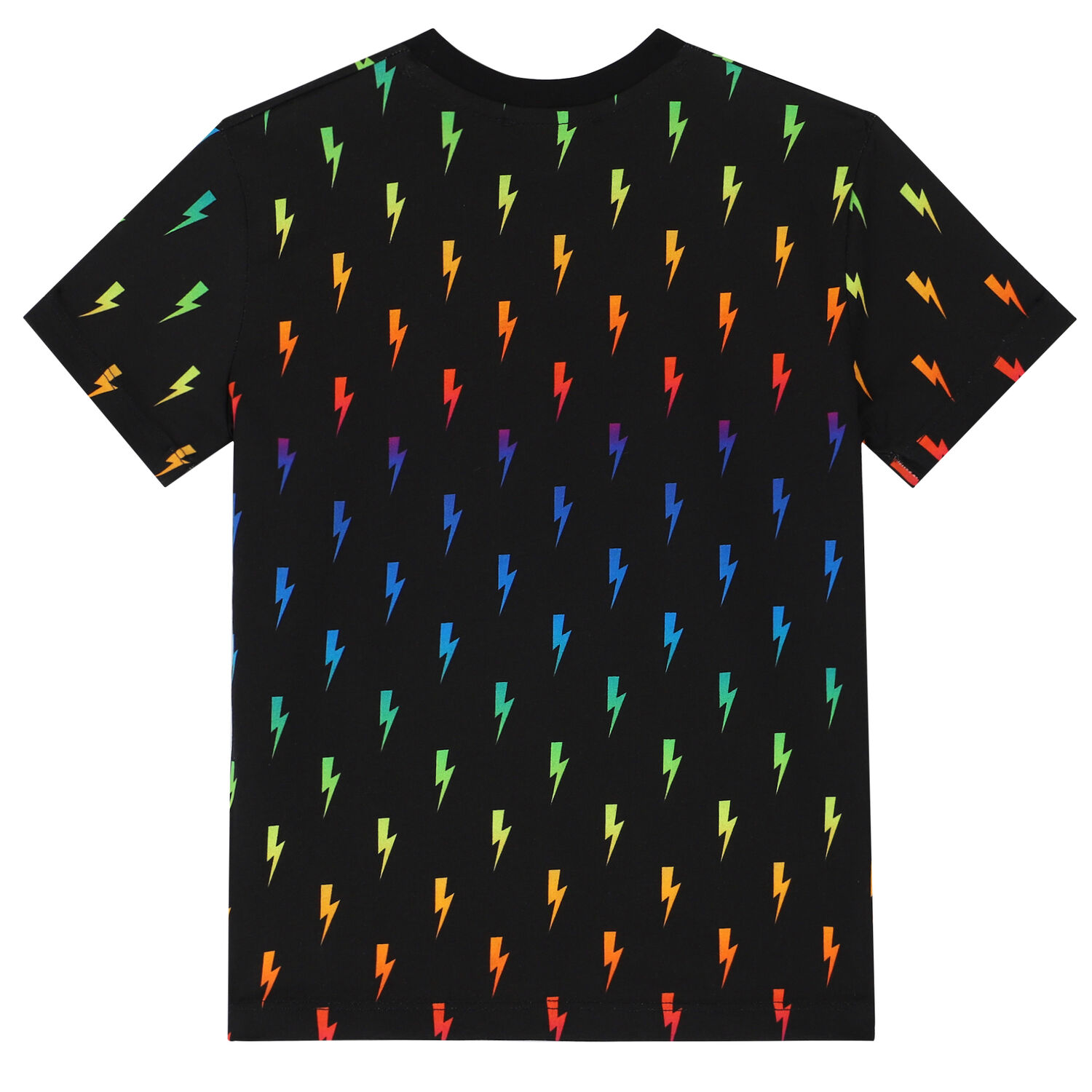 Boys Black Logo T-Shirt, 1, hi-res