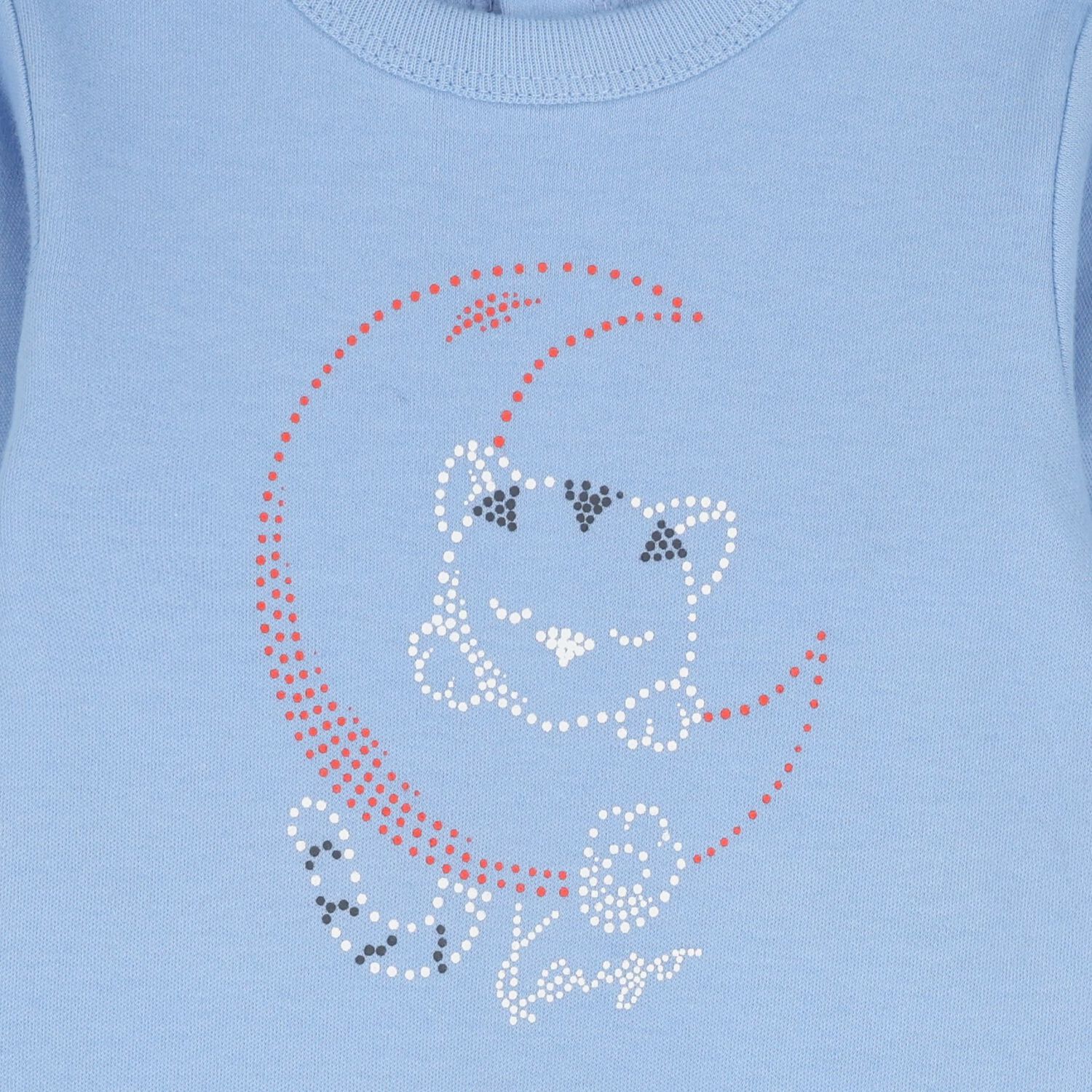 Baby Boys Blue Tiger Babygrow, 1, hi-res