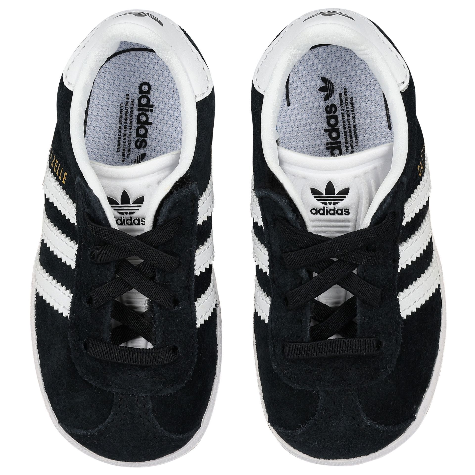 Adidas black gazelle youth trainers 2025