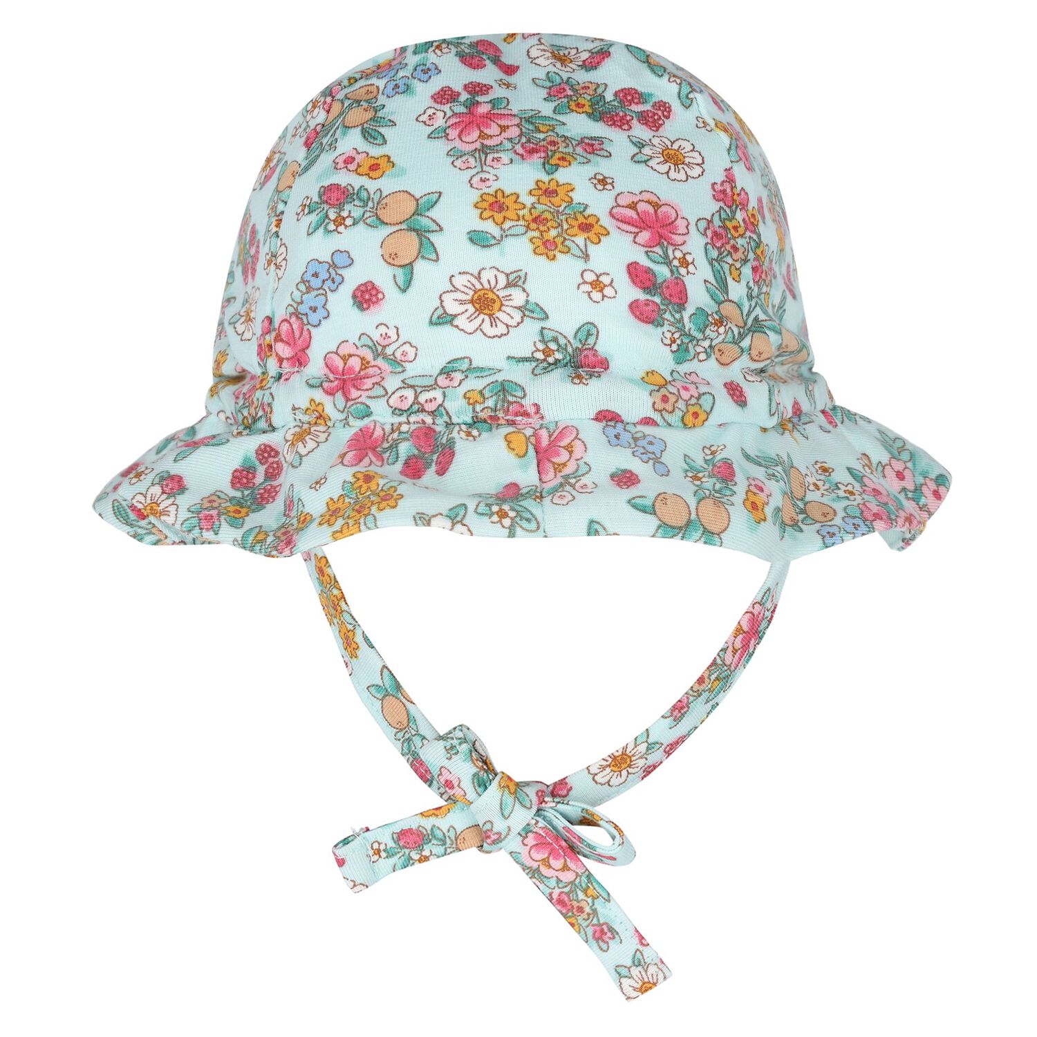 Baby Girls Green Floral Bodysuit Set, 1, hi-res