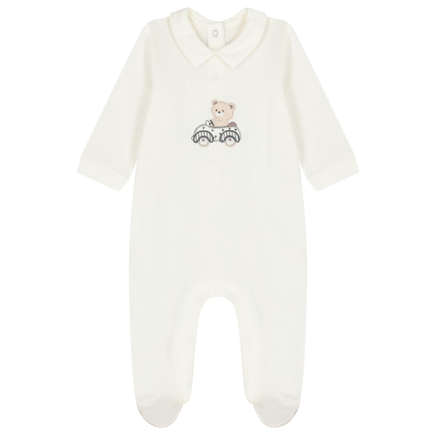 Baby Boys Ivory Babygrows ( 2-Pack ), 1, hi-res
