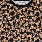 تي شيرت بنات بشعار تيدي باللون الأسود, 2, hi-res