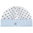 Baby Boys Blue & White Logo Hat, 2, hi-res