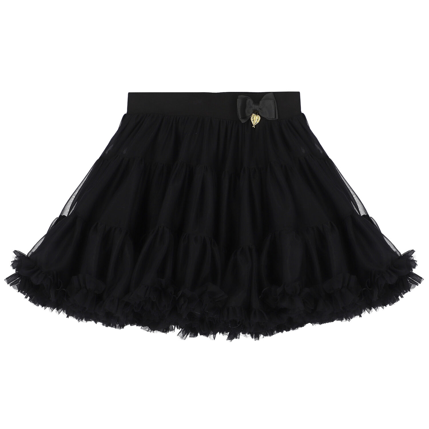 Girls Pixie Black Tutu Skirt, 1, hi-res image number null