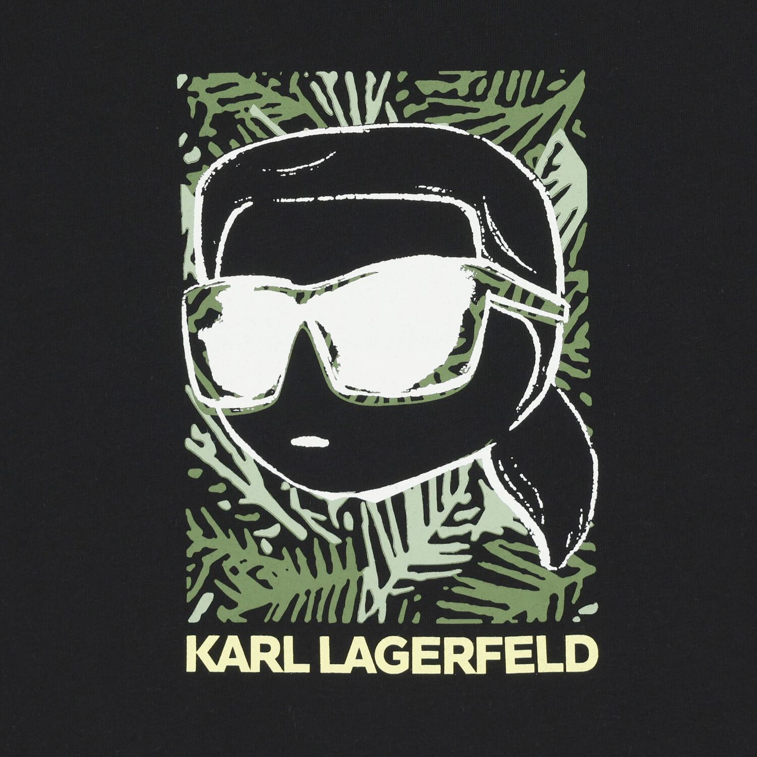 تي شيرت أولاد بشعار أيكونيك باللون الأسود, 1, hi-res