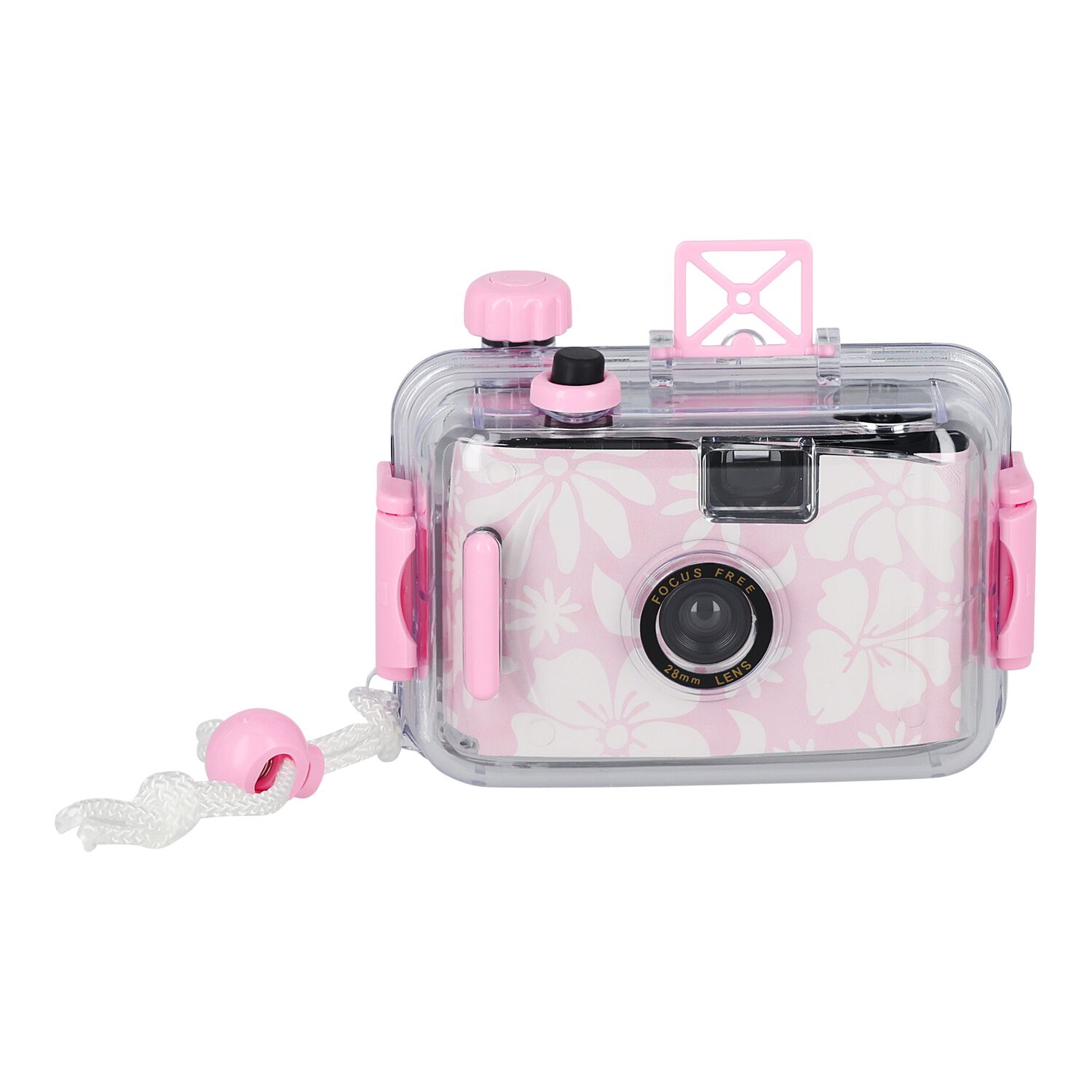 Girls Pink Floral Underwater Camera, 1, hi-res