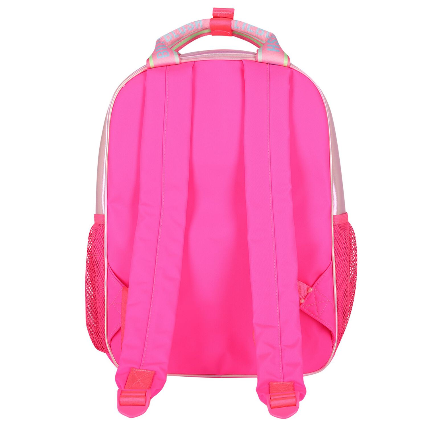 Girls Pink Logo Backpack ( 35cm ), 1, hi-res