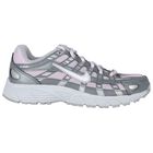 Girls Grey & Pink P-6000 Trainers, 1, hi-res