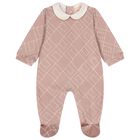 ملابس أطفال باللون وردية بشعار للبنات, 1, hi-res