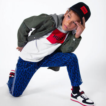 Boys Black Logo Cap
