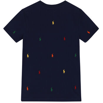 Boys Navy Logo T-Shirt