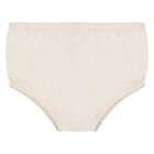 طقم فستان تول متعدد الطبقات للبنات الصغيرات باللون العاجي , 1, hi-res