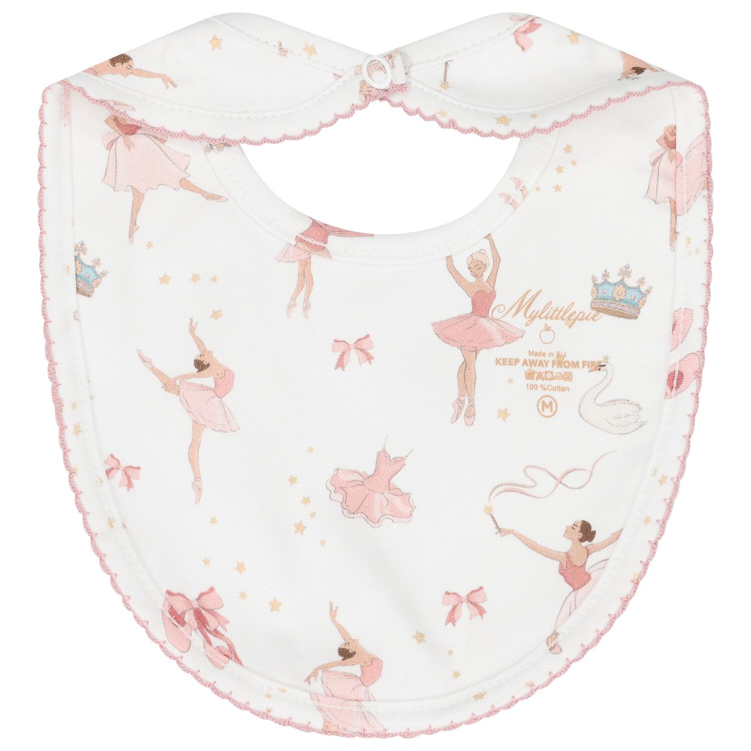 Baby Girls White & Pink Opera Babygrow Set, 1, hi-res image number null
