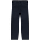 Boys Navy Blue Trousers, 1, hi-res
