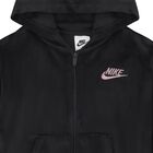 طقم تنورة قصيرة للبنات باللون الأسود , 1, hi-res