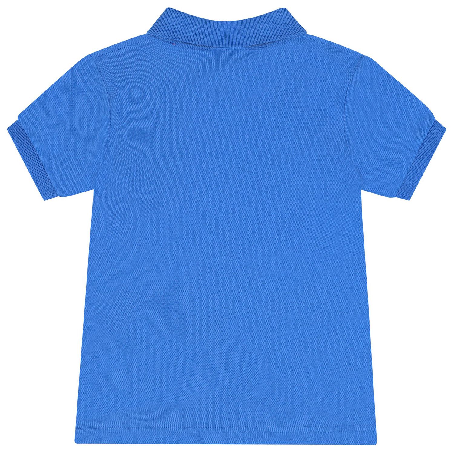 تيشيرت بولو بالشعار باللون الازرق , 2, hi-res