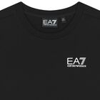 قميص أسود بشعار للأولاد, 10, hi-res