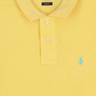 Older Boys Yellow Logo Polo Shirt, 15, hi-res