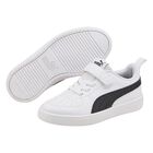 White & Black Rickie Velcro Trainers, 1, hi-res