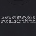 سويت شيرت بنات بالشعار باللون الأسود, 1, hi-res