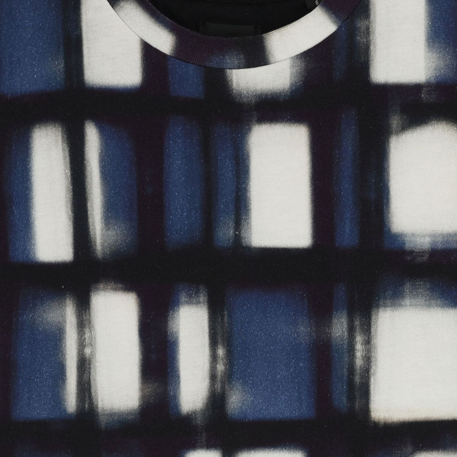 تيشيرت للأولاد بتصميم تجريدي باللون الأزرق والأبيض, 1, hi-res