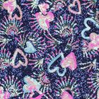 توب بنات بسحاب مطرز بالترتر باللون الكحلى , 1, hi-res