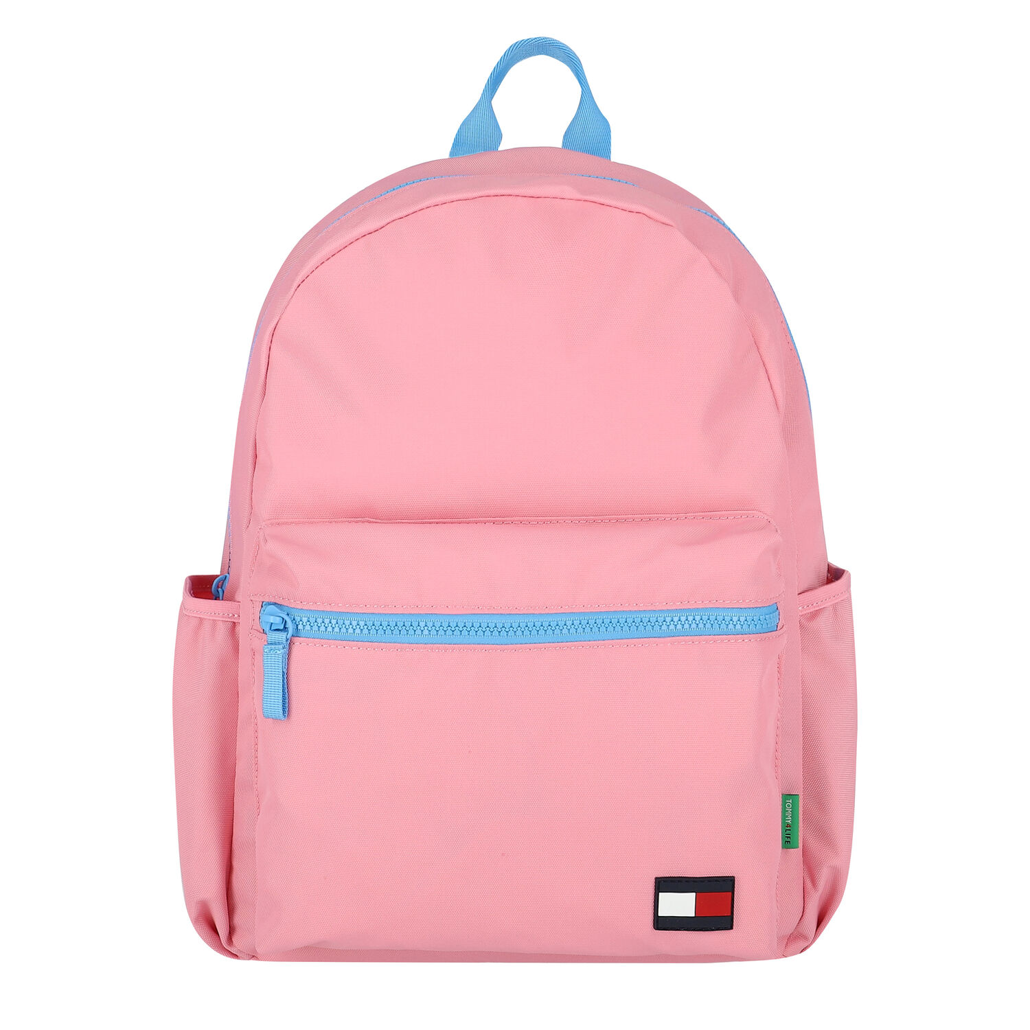 Girls Pink Logo Backpack, 2, hi-res