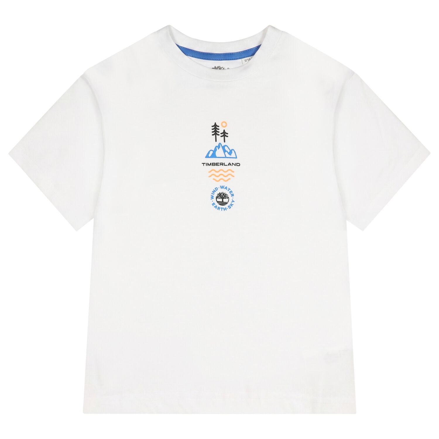 Boys White Logo T-Shirt, 1, hi-res