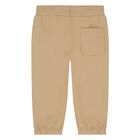 Younger Beige Logo Tracksuit, 1, hi-res
