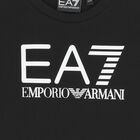 طقم شورت أسود للأولاد بشعار, 4, hi-res