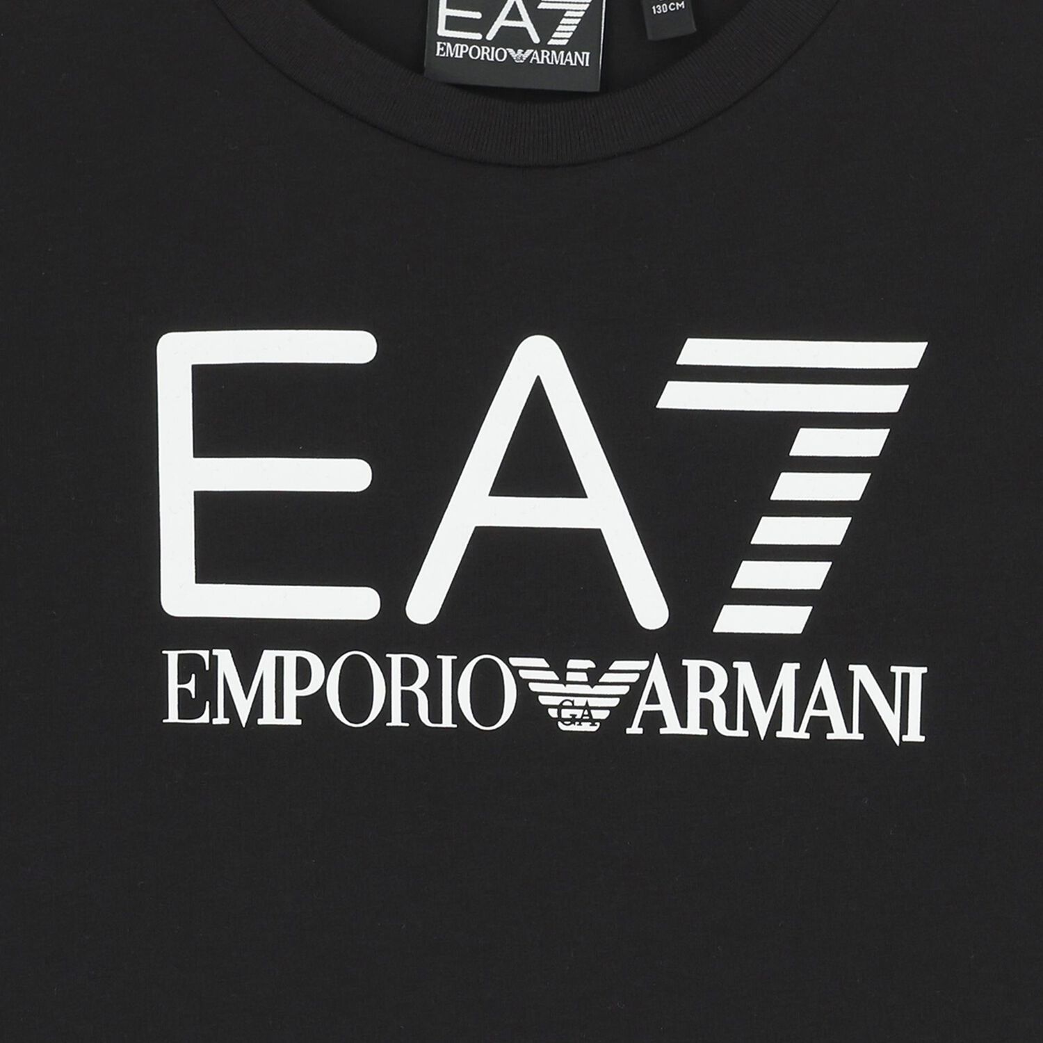 طقم شورت أسود للأولاد بشعار, 4, hi-res